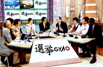 Gyao（ギャオ）の総選挙特別番組に出演