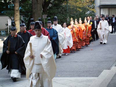 日枝神社の新嘗祭の様子２